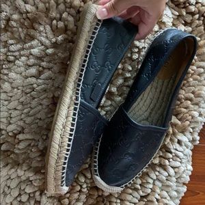 Gucci leather espadrilles